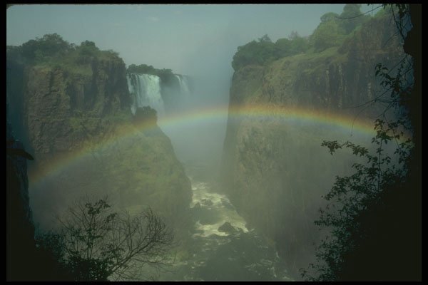 377070 Zimbabwe Victoria Falls, Zambezi River A4 Photo Print
