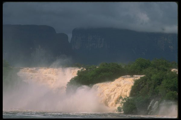 377071 Venezuela Canaima Falls A4 Photo Print