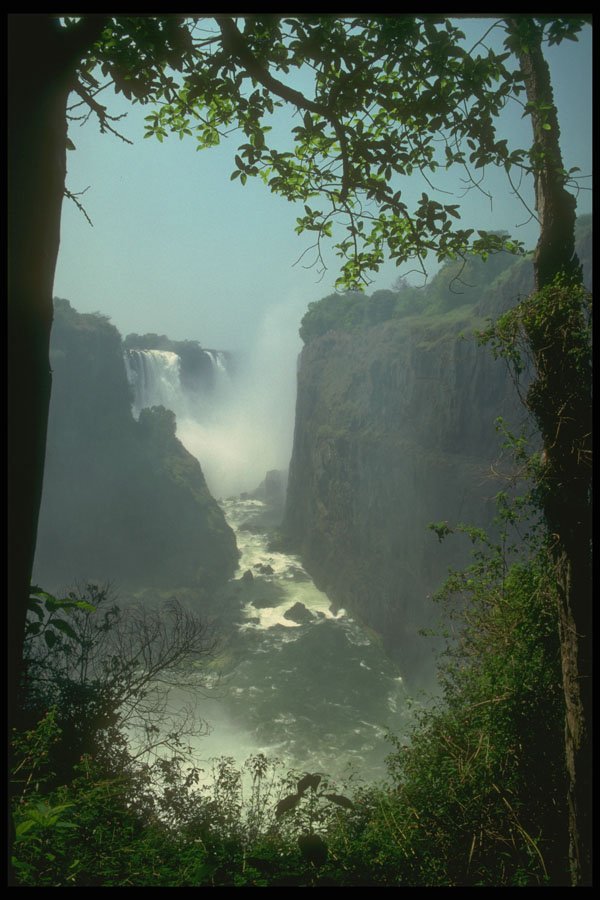 377074 Zimbabwe Victoria Falls, Zambezi River A4 Photo Print