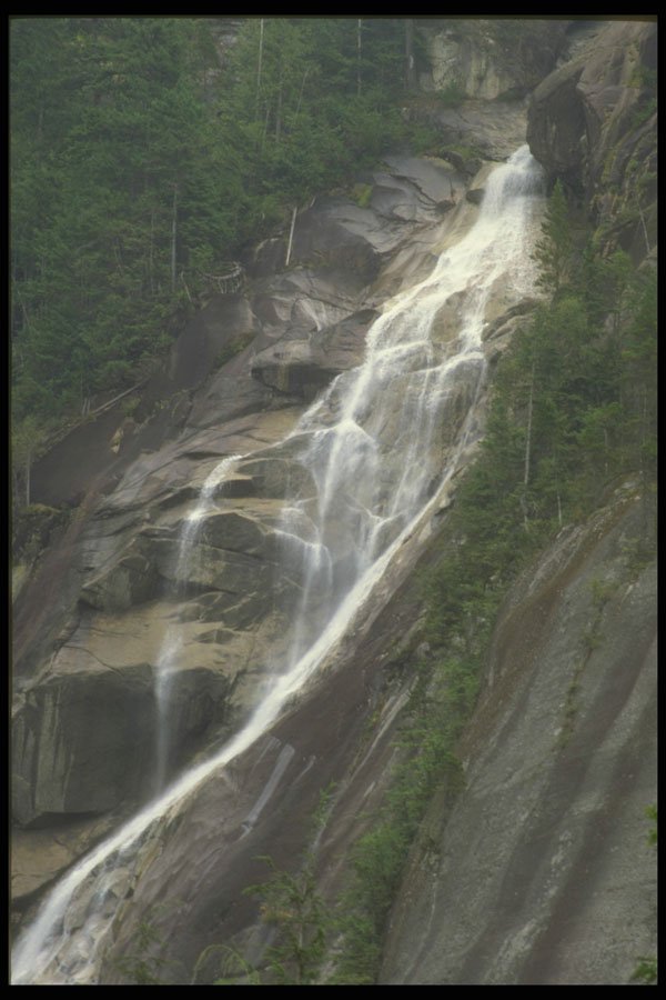 377079 Mountain Run off, West Coast Trail, British Columbia A4 Photo Print