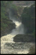 377097 Uganda Murchison Falls On Nile River A4 Photo Print