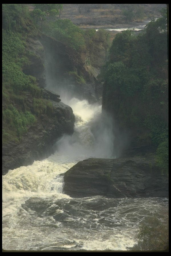 377097 Uganda Murchison Falls On Nile River A4 Photo Print