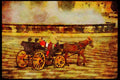 379000 Sightseeing By Horse And Buggy A4 Limited Edition Watercolour Print
