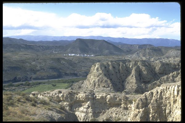 379014 Landscape, Desert North Of Almeria A4 Photo Print