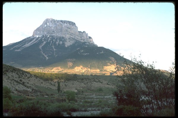 379015 Landscape, Pena Montanesa Near Ainsa A4 Photo Print