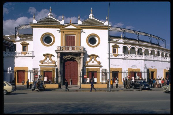 379017 Bullring In Seville A4 Photo Print