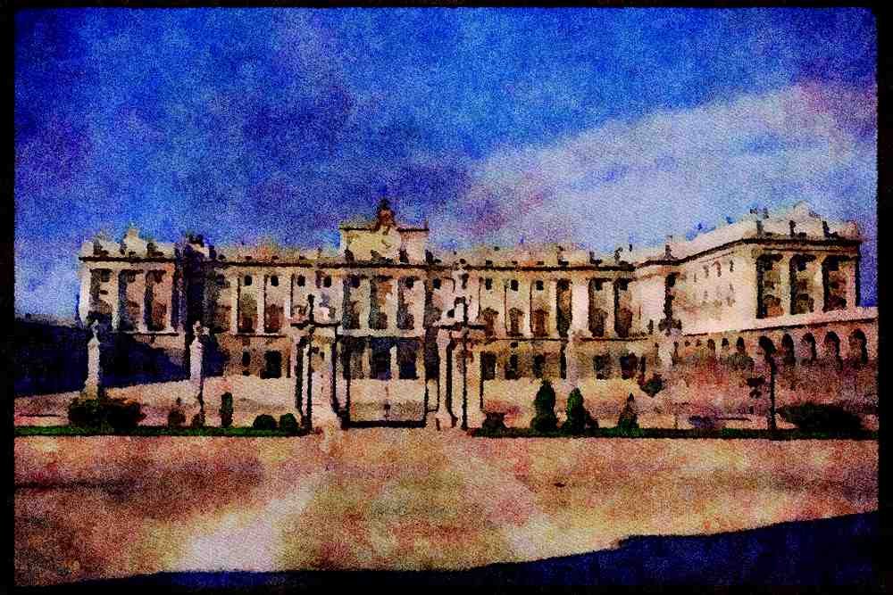 379021 Royal Palace, Madrid A4 Limited Edition Watercolour Print