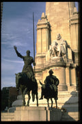 379022 Cervantes Monument, Madrid A4 Photo Print