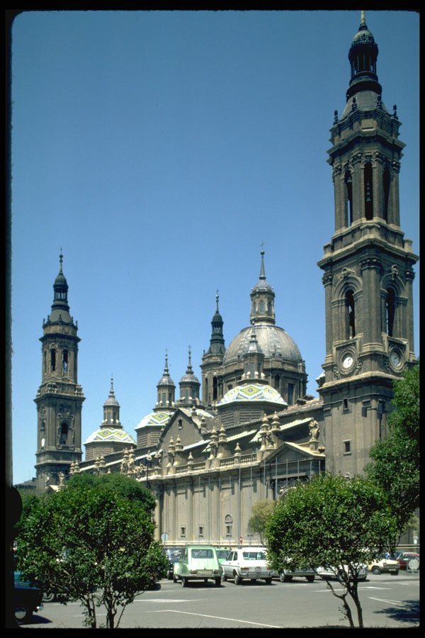379027 Cathedral, Zaragoza A4 Photo Print
