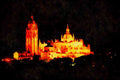 379034 Cathedral, Segovia A4 Limited Edition Watercolour Print