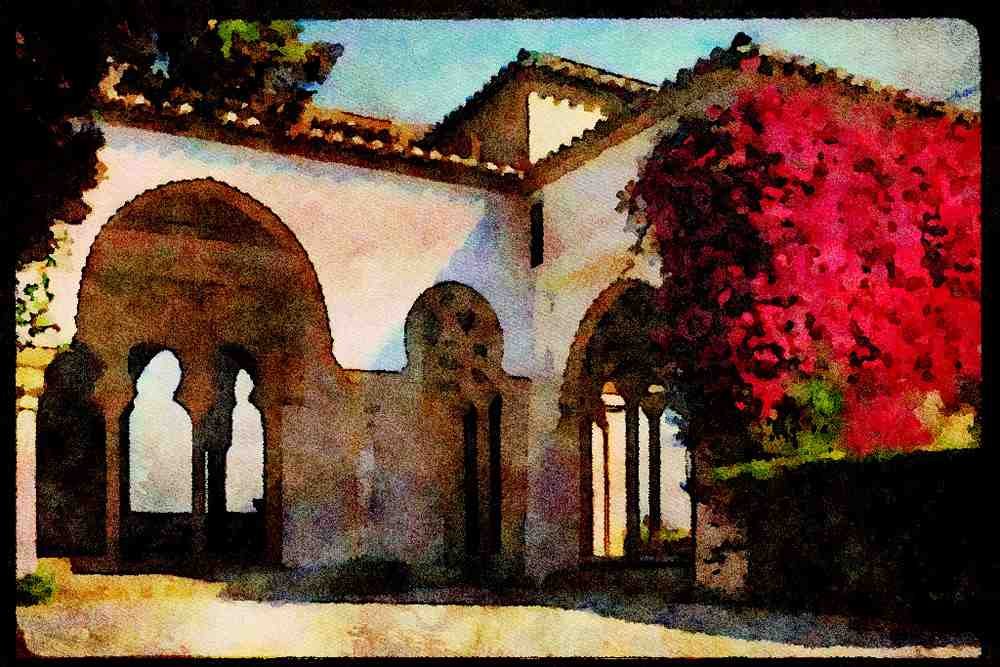 379048 Alcazaba, Malaga A4 Limited Edition Watercolour Print