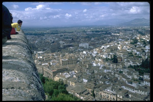 379056 City View From The Alhambra, Granada A4 Photo Print