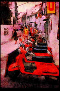 379068 Lowertown, Tormolinos A4 Limited Edition Watercolour Print