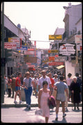 379079 Busy Tourist Section, Tormolinos A4 Photo Print