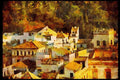 379081 Rooftops Of Old Seville A4 Limited Edition Watercolour Print