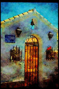 379086 Spanish Style Door, Marbella A4 Limited Edition Watercolour Print
