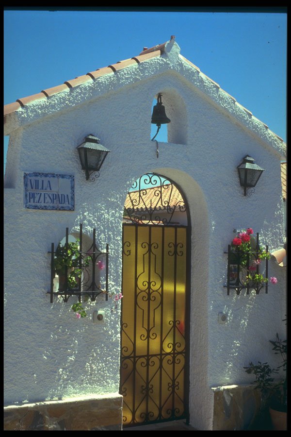 379086 Spanish Style Door, Marbella A4 Photo Print