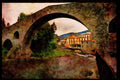 379089 Pyrenees Village A4 Limited Edition Watercolour Print