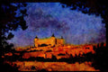 379094 Toledo Castle A4 Limited Edition Watercolour Print