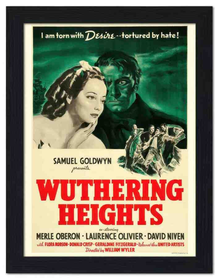 379X wuthering heights movie poster 2 Vintage Advert A4 Photo Print