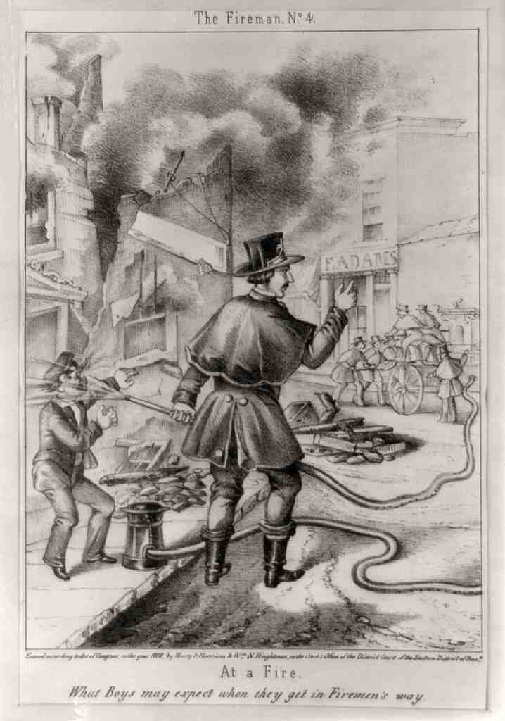 38 Fire Fighting The Firemen No 4 Vintage A4 Photo Print