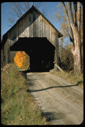380012 Covered Bridge, Vermont A4 Photo Print