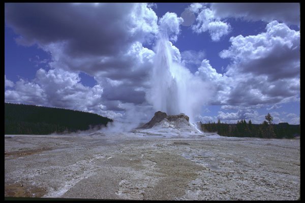 380016 Castle Geyser, Yellowstone National Park A4 Photo Print