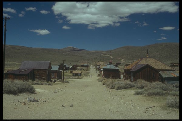 380025 View Of Main Street, Bodie, California A4 Photo Print