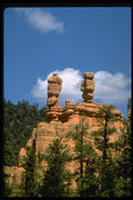 380040 Red Rock Formation At Red Canyon, Utah A4 Photo Print