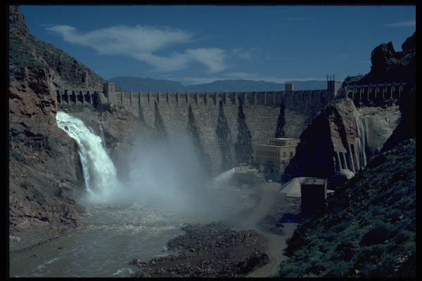 380052 Roosevelt Dam, Apache Trail, Arizona A4 Photo Print