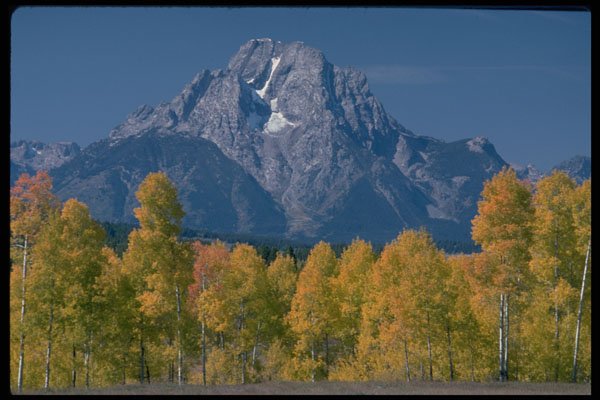 380055 Mt. Moran, Grand Teton National Park, Wyoming A4 Photo Print