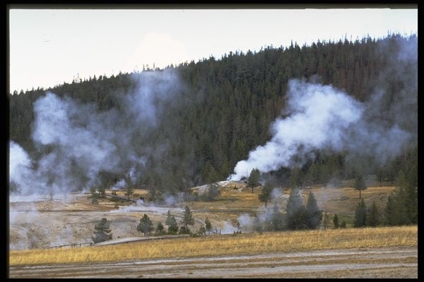 380083 Inferno, Yellowstone National Park, California A4 Photo Print