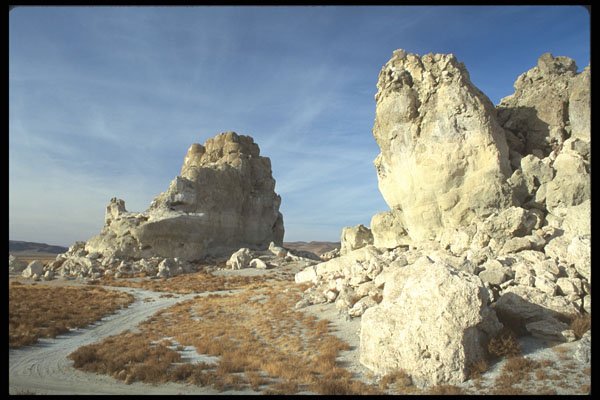380094 Pyramid Lake, Needles, Nevada A4 Photo Print