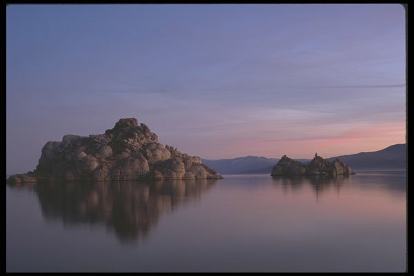 380096 Pyramid Lake, Sunset, Nevada A4 Photo Print