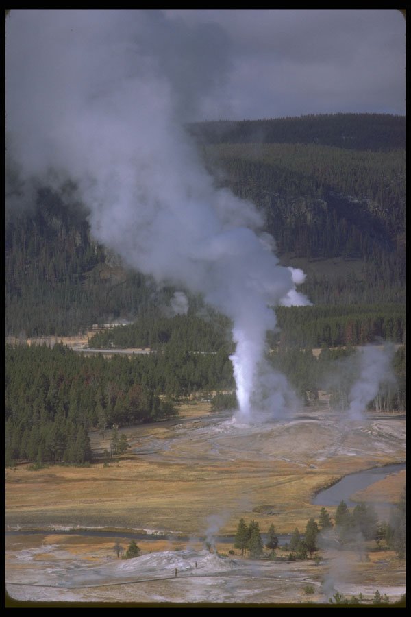 380099 Castle Geyser Eruption, Yellowstone National Park A4 Photo Print