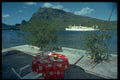381042 Tourist Breakfast On Cruise Ship, Moorea, Tahiti A4 Photo Print