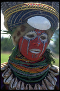 381061 Karawari Painted Woman, New Guinea A4 Photo Print
