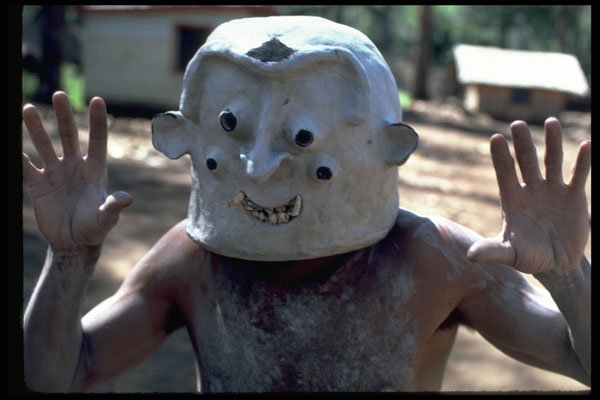 381079 Asaro Mud Men, New Guinea A4 Photo Print