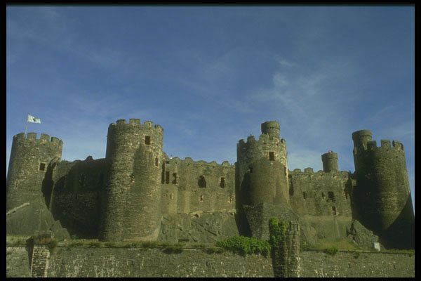 382033 Conwy Castle, Wales A4 Photo Print