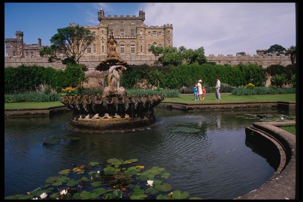 382051 Pond And Fountain, Culzean Castle, Strathclyde A4 Photo Print