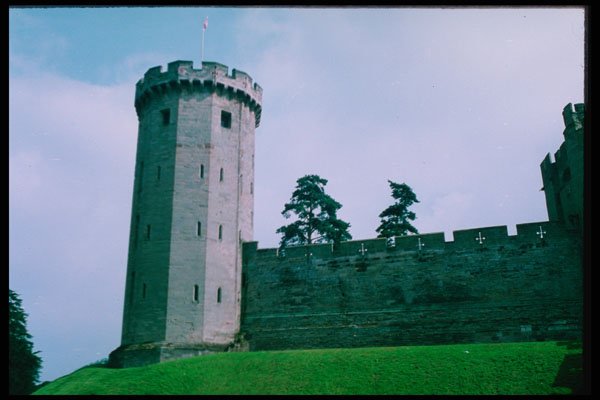 382057 Tower And Wall, Warwick Castle A4 Photo Print