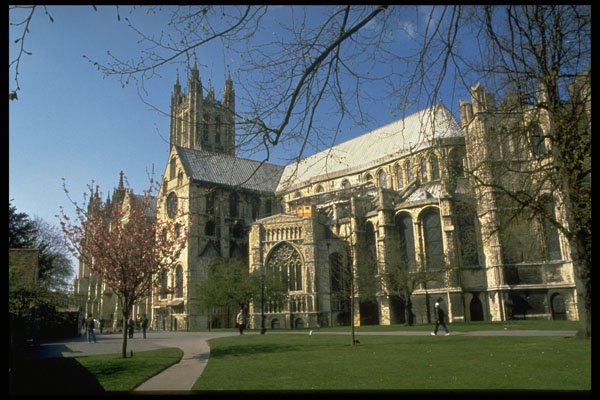 383009 Cantebury Cathedral, Kent, England A4 Photo Print