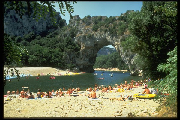 383023 Vallon Pont D'Arc, Ardeche, France A4 Photo Print