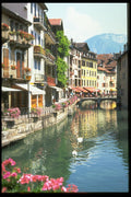 383024 Annecy, Alps, France A4 Photo Print