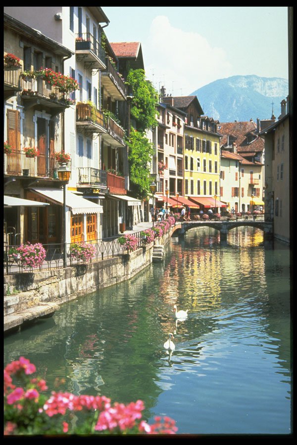 383024 Annecy, Alps, France A4 Photo Print