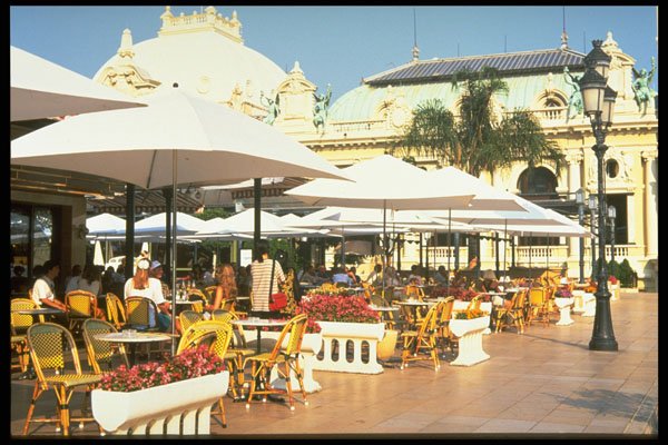 383027 Cafe De Paris, Monte Carlo A4 Photo Print