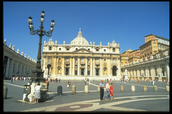 383063 St. Peter's Square, Rome, Italy A4 Photo Print