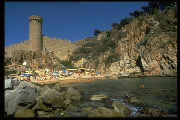 383073 Tossa De Mar, Costa Brava, Spain A4 Photo Print
