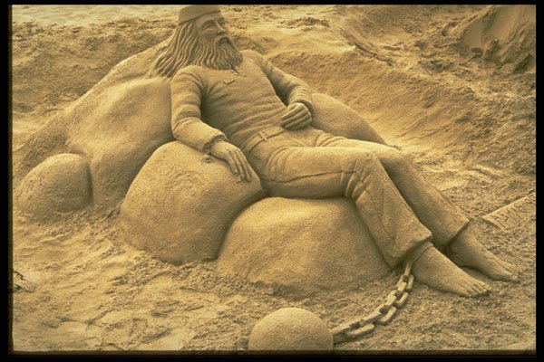 383075 Sand Sculpture, Spain A4 Photo Print