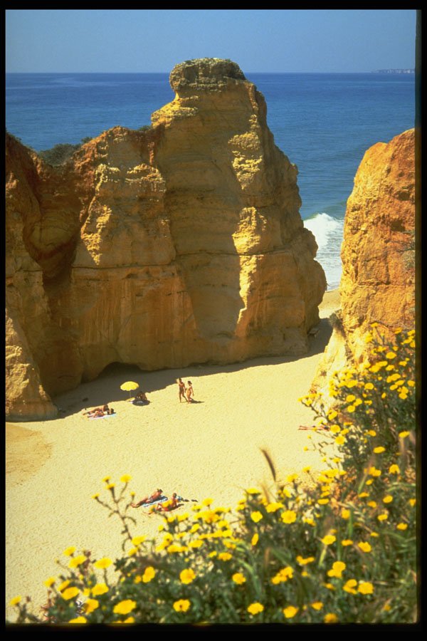 383094 Praia Da Rocha, Algarve, Portugal A4 Photo Print